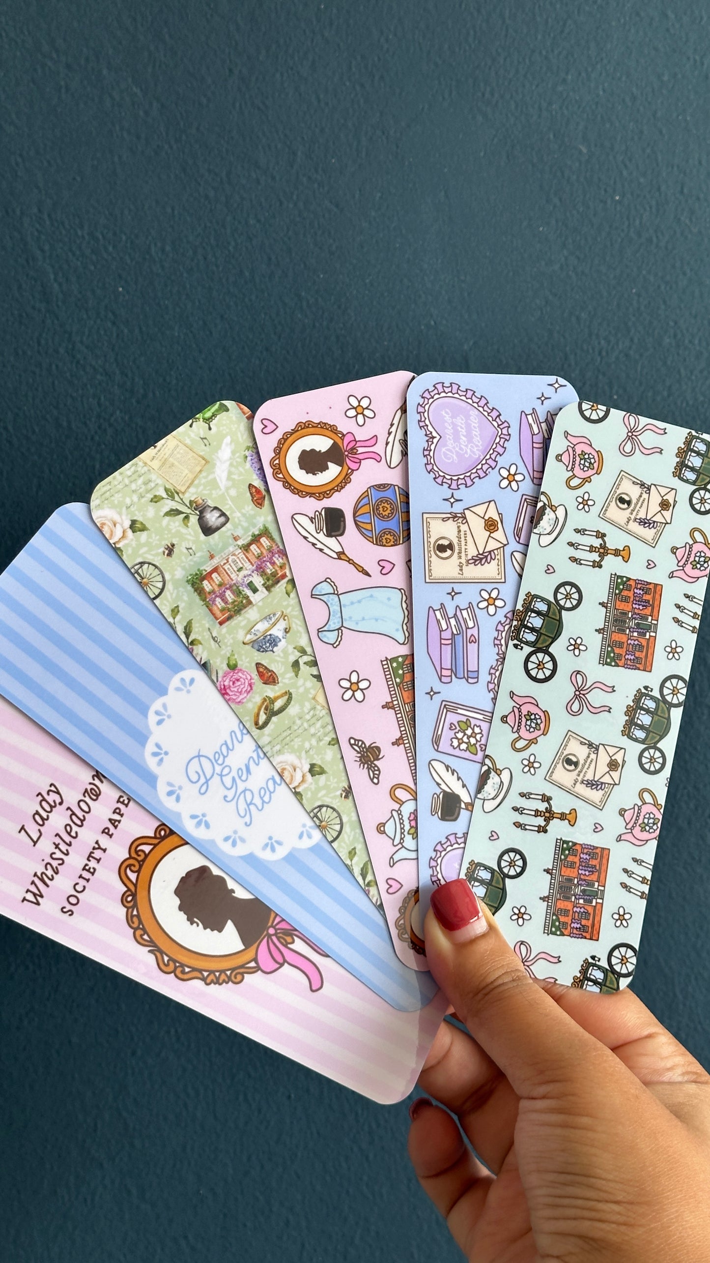 Bridgerton Bookmarks