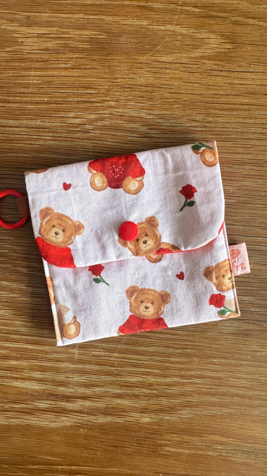 ✨ Vday Teddy Poppy Pocket